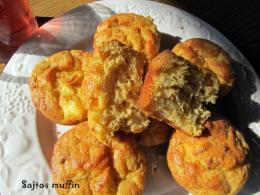 Sajtos muffin